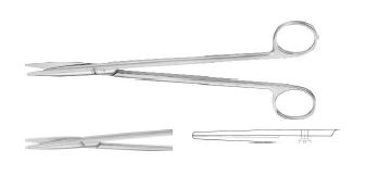 МЕТЦЕНБАУМ НОЖИЦІ ПРЯМ. 180MM